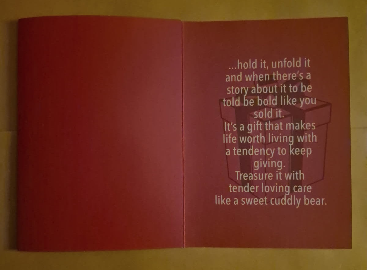 Lift With a Gift Greeting Card