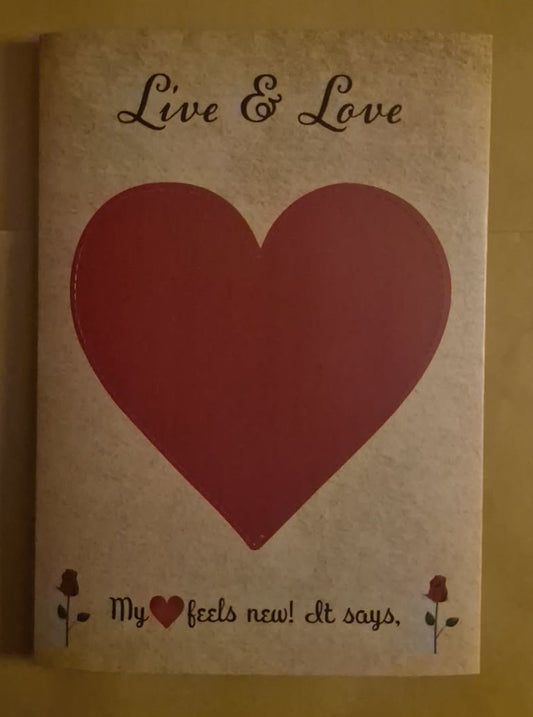 Live & Love Greeting Card